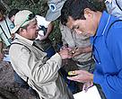 GPS use practice in the mountains of Santiago