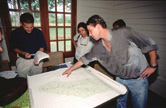 Forest manager shows one of the management maps of the certified Amazon rainforest at Precious ... / ©: WWF-Canon / Edward PARKER / ©: WWF-Canon / Edward PARKER