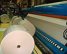 FSC Sweden Paper manufacture. SCA supplier of paper from certified forest. Sundsval, Sweden.
