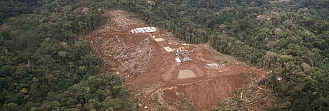 Oil exploration site near Yasuni National Park. Ecuador / ©: WWF-Canon / Jeffrey A. SAYER rel=