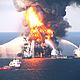 On April 21, 2010 the Deepwater Horizon oil rig operated by British Petroleum (BP) caught fire killing 11 workers. Two days later the platform sank and oil started to escape. Since 2001, 69 workers have been killed in offshore rigs in the Gulf of Mexico, and there have been almost 900 fires. © U.S. Coast Guard 8th District