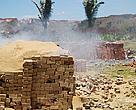 Using bricks instead of wood