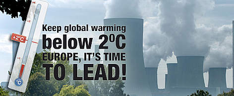 Keep global warming below 2°C. Europe, it's time to lead. / ©: WWF-Sweden rel=