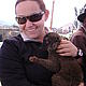 With a friendly brown lemur © WWF / Alicia Fernández Rubio
