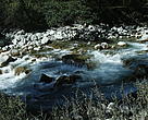 View of pristine Wang river from the Lingshi range office