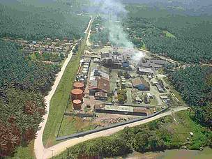 Aerial view of palm oil processing plant, Honduras / ©: © AGROTOR / ©: © AGROTOR