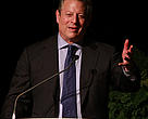 Al Gore delivers a keynote address in Jakarta and shares his vision of the role of forests in a sustainable future. 9 Jan 2011, Jakarta. 
