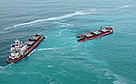 The M/V Selendang Ayu wreck off Unalaska Island in the Bering Sea. The freighter was carrying ... / ©: Alaska Department of Environmental Conservation / ©: Alaska Department of Environmental Conservation