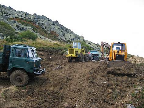 Illegal construction of ski run in Vitosha Nature Park, close to Bulgaria's capital Sofia / ©: forthenature.org Illegal construction of ski run in Vitosha Nature Park, close to Bulgaria's capital Sofia rel=