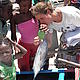 Alexa involving the school children in fish capture monitoring © WWF / Markos Zangas Tsakiris