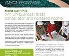 Win - win business: forest conservation  and increased income