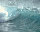 Breaking waves, Tenerife, Canary Islands, Spain.