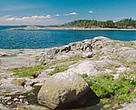 Rocky seashore. Baltic Sea, Finland.