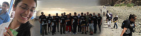 L to R: EWS-WWF Volunteer at the Deira fish Souq; One with nature; Excursion in Wadi Wurayah with ... / ©: EWS-WWF / ©: EWS-WWF