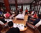 Ministers enjoy an informal moment at BIMP-EAGA Ministerial Conference held at the Ulu-Ulu Resort in Temborong, Brunei in early March 2011