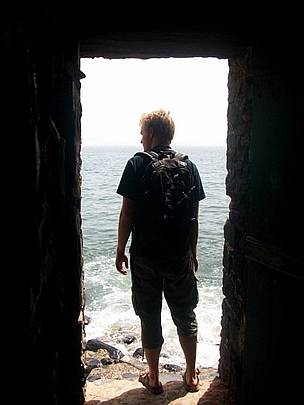 Overlooking the Atlantic Ocean from Gorey Island off the coast of Dakar during an educational trip ... / ©: WWF / Sawyer Blazek / ©: WWF / Sawyer Blazek