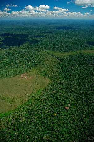 Aerial view of Cerrado savannah area, Juruena National Park, Brazil. / ©: WWF / Zig KOCH Aerial view of Cerrado savannah area, Juruena National Park, Brazil. / ©: WWF / Zig KOCH