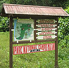 Entering Campo Ma'an National Park, Cameroon 2004. / &copy;: WWF-Canon / Olivier van Bogaert