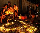 Candle Lit Birthday party at Esplanade Park Singapore