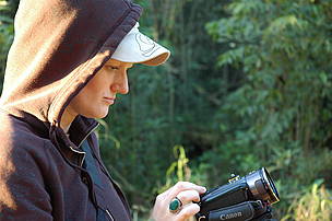 Helen filming Atlantic Forest documentary in Paraguay, 2009 / ©: WWF / Nicole Harari / ©: WWF / Nicole Harari