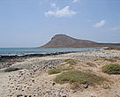 Turtle nesting beach along Cape Verde's Murdeira Bay, where the melon-headed whales were stranded.