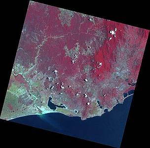 Satellite image of Fort Dauphin area / ©: Spot Image / ©: Spot Image
