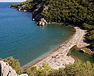 Cirali beach, Turkey - a beautiful holiday place and one of the few remaining nesting sites for the loggerhead turtles in the Mediterranean.<BR>