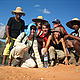 Explorers and WWF staff on our way to Andrakengy, August 2006 © WWF / Claire Balbo