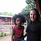 Me with Clane, the little girl in my host family in Ambodihasina, August 2006 © WWF / Claire Balbo