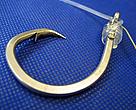 Circle Hooks are simple yet innovative fishing gear that are sharply curved back in a circular shape and have demonstrated a significant reduction in the hooking rate of marine turtles in longline fisheries by as much as 80 percent compared to traditional hooks
