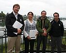 El Director Nacional de WWF Chile, Ricardo Bosshard, junto a la Directora Regional de Conaf Los Ríos, Claudia Lopetegui