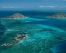 Lizard Island, aerial view.  Great Barrier Reef & Coral Sea, Australia