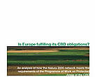 Is Europe fulfilling its CBD obligations?