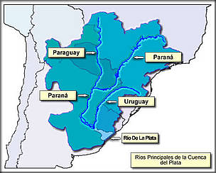 Cuena del Río de la Plata / &copy;: Comite Intergubernamental Coordinador de los Paises de la Cuenca del Plata