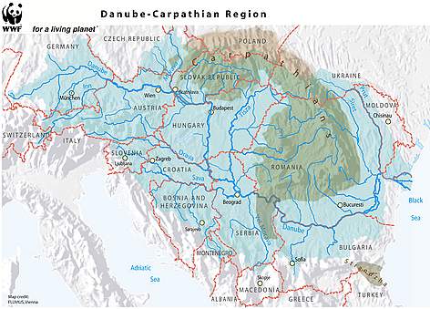 Danube-Carpathian region / ©: WWF rel=