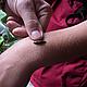 Domatiky - forest leeches - can find bare skin anywhere on your body, even if it means sneaking up your pant leg! © WWF / Elizabeth Johnson