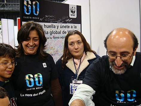 El ministro de Ambiente, Vivienda y Desarrollo Territorial Juan Lozano Ramírez también se unió a La ... / &copy;: María Ximena GALEANO/ WWF Colombia