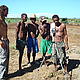 Local actors unusually checking their performance (with Leon’s help) © WWF / Margaux Tharin