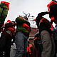The group don lifejackets aboard the Aleksey Maryshev vessel on Day 3 of the Voyage for the Future. © WWF