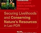 A set of environmental guidelines has been published for NGOs working in Lao PDR