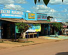 Shops along the main avenue of Apuí: the 'Transamazônica' road