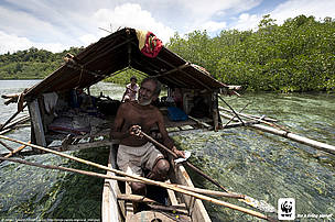 Fisher, Raja Ampat, Papua, Indonesia