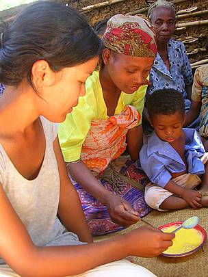 Formation en nutrition au village de Anivorano / ©: WWF / Henintsoa Ravoala / ©: WWF / Henintsoa Ravoala
