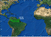 Map locator for this leatherback. Click to view an enlarged animated version. The latest positional ... / ©: WWF / CCC Map locator for this leatherback. Click to view an enlarged animated version. The latest positional ... / ©: WWF / CCC