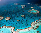 Australia's 2,000km-long Great Barrier Reef is the world’s largest coral reef.