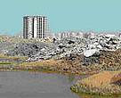 The Gediz Delta is threatened by urban development and illegal dumping of rubble.