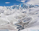 Glaciers around the world are melting. Los Glaciares National Park, Patagonia, Argentina.