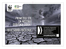 One of the billboards developed by OM Ogilvy Beograd for WWF's campaign in Serbia on climate change ... / ©: OM Ogilvy Beograd / ©: OM Ogilvy Beograd