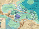 Map of approximate maritime boundaries in the Caribbean. / &copy;: Philip Kramer