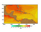SST (Sea Surface Temperatures) - July. / &copy;: http://www.rsmas.miami.edu